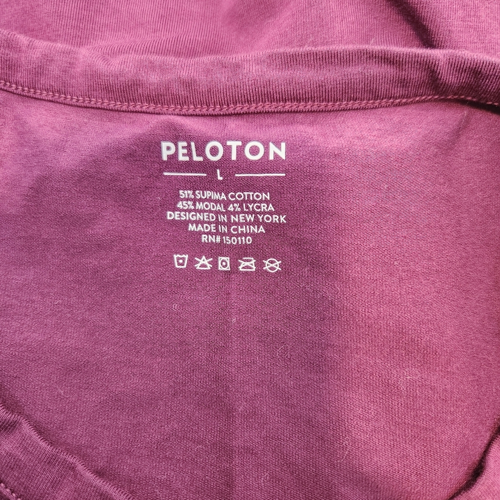 Peloton Pima Racer Tank Top Size Large - Picture 4 of 6